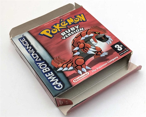 Pokemon Ruby Version - Original Æske - GameBoy Advance spil (A Grade) (Genbrug)